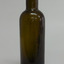 Bottle is cylindrical, tall and slim, with a bulbous neck
