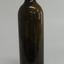 Tall slim cylindrical bottle, dark green