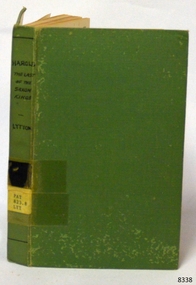 Book, Harold The Last of The Saxon Kings