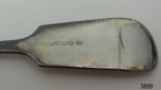 Close-up of maker's marks