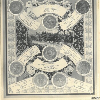 Images and text including Shire of Mortlake
