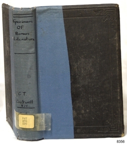 Book, Specimens of Roman Literature