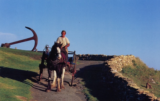Pat was Duke's owner. Together they operated the market wagon rides and transportation of goods