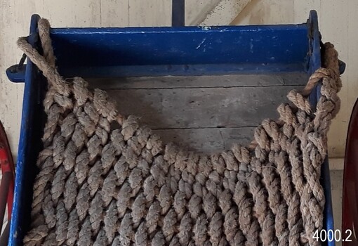 Rope work is hand crafted in think fibre rope