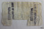 There is no printing on the reverse. Cancellation stamps and handwritten text has been added.