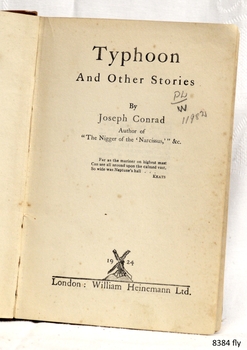 Printed page with pencil inscription