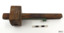 Wooden gauge has a square block and an adjustable sliding arm withing the stock
