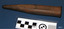 Tool is all metal with a flat head and shaft that tapers inwards towards the end. It is shaped for a good grip.