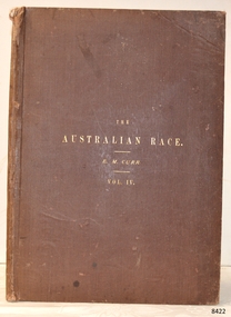 Book, The Australian Race Vol 4