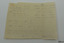 Handwritten figures and brief observations on plain paper