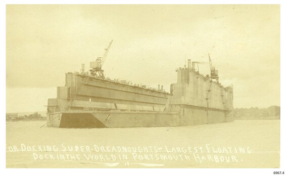Sepia photograph of a battleship
