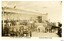Sepia photograph of the dining room on board a shipo