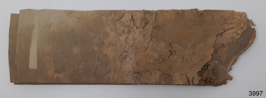 Surface is rough, paper is peeling