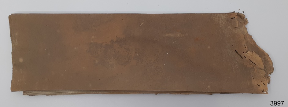 Top surface is smooth, one end is straight the other end is rough