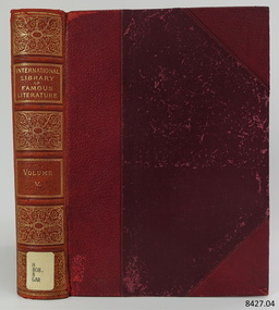 Book, International Library of Famous Literature Vol 5