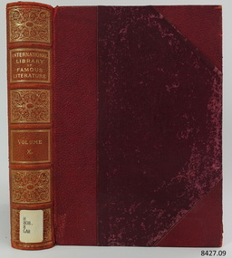 Book, International Library of Famous Literature Vol 10