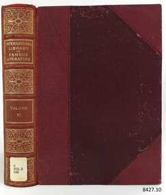 Book, International Library of Famous Literature Vol 11