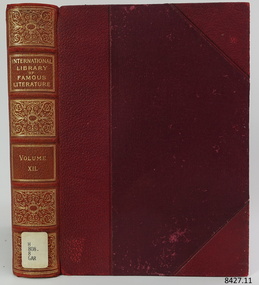 Book, International Library of Famous Literature Vol 12