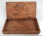 Inside of the lid has an inscription and fancy logo