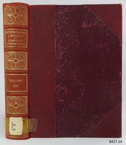 Book, International Library of Famous Literature Vol 15
