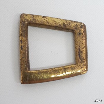 Polished brass eye for buckle