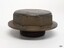 Hub nut has round head, octagonal grip, round washer and threaded shank