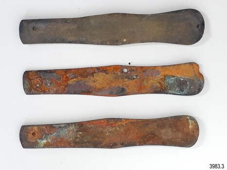 Each metal layer has some corrosion
