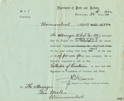 Print page on pale green paper with black script writing added