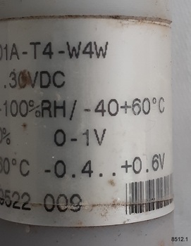 Label has inscriptions printed on it