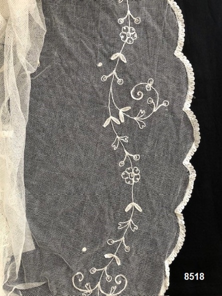 Headwear - Wedding Veil and Headpiece, 1920s-1940s