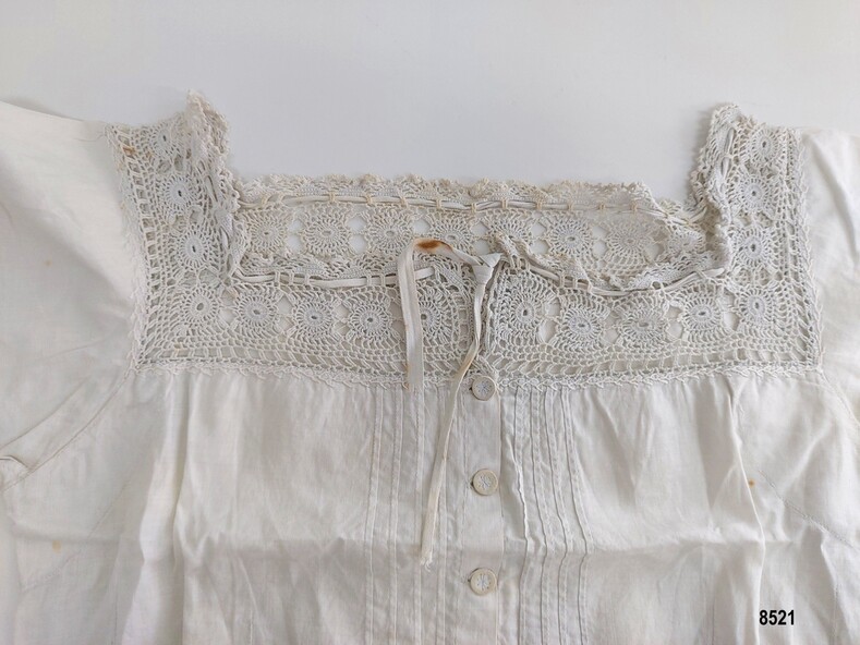 Embroidered Cotton Lawn Corset Cover & Split Drawers
