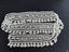 Complete view of length of handmade crochet lace.