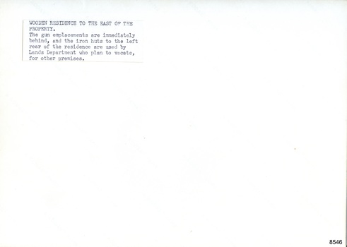 Typed label describing the photograph