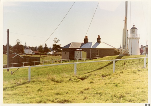 Rear of Lighthouse Keepers'' Cottage, 'privy' and Upper Lighthouse