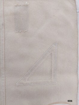 A darned rectangular patch and an inserted triangular patch