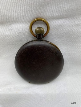 Back view of fob watch case.