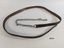 Leather strap with stainless steel chain and clip