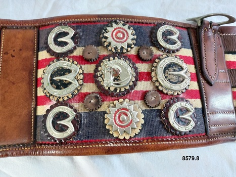Decorative section of backbands