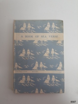A hardback book of sea poems by various authors, chosen by E C R Hadfield. 80 pages.