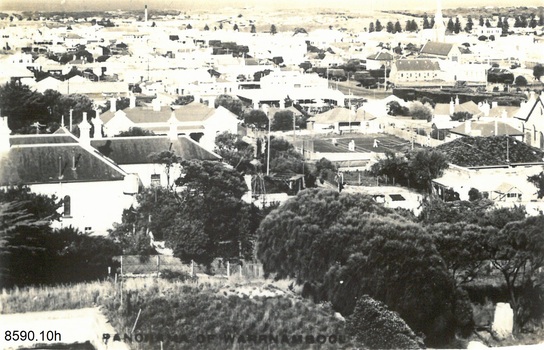 A set of ten black and white photographs of attractions in Warrnambool