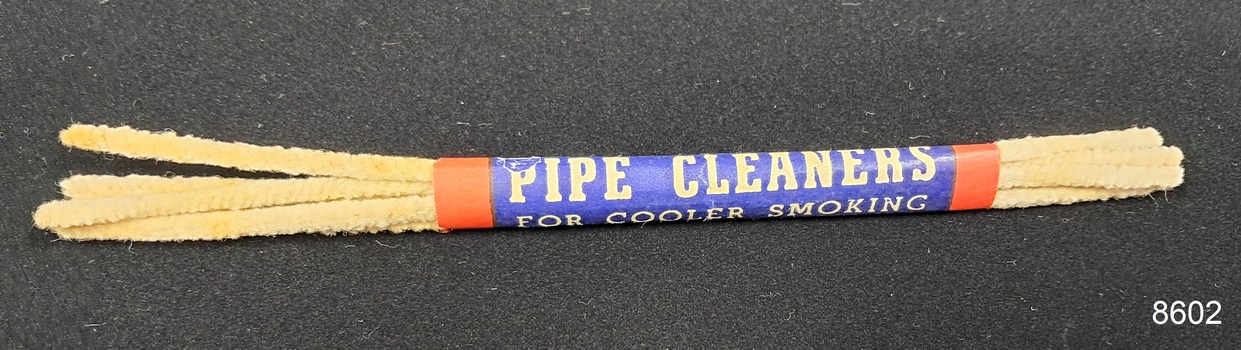 Pipe cleaners with paper wrapping.