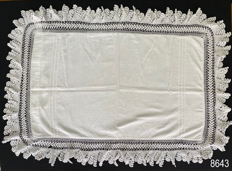 Front view of pillowcase laid out flat.