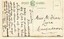 Postcard with handwritten message on the back