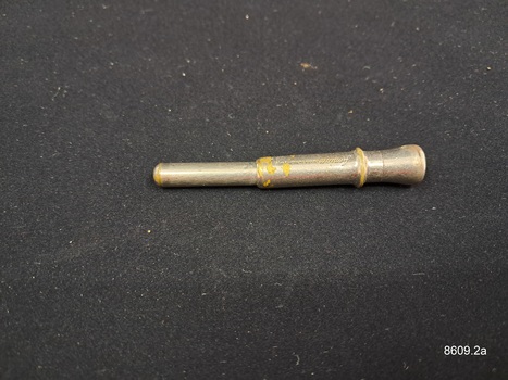 Cigar piercer used to pierce the mouth end of a cigar so it can be smoked.