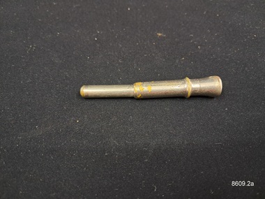 Cigar piercer used to pierce the mouth end of a cigar so it can be smoked.
