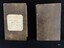 Front covers of the two Welsh Theological dictionaries. Volume 1 has a label - 'Welsh Bible, 90 years old, April 3rd 1844'.