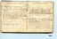 Two pages in pocketbook with answers to questions handwritten in black ink titled "Deviation of the Compass"