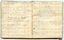 Two pages in pocketbook with pencilled ships log for November 8th 1882 - London to Hong Kong