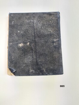 Small pocketbook with black cover