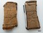 Two brown wax paper covered packages titled "The Raft Book"